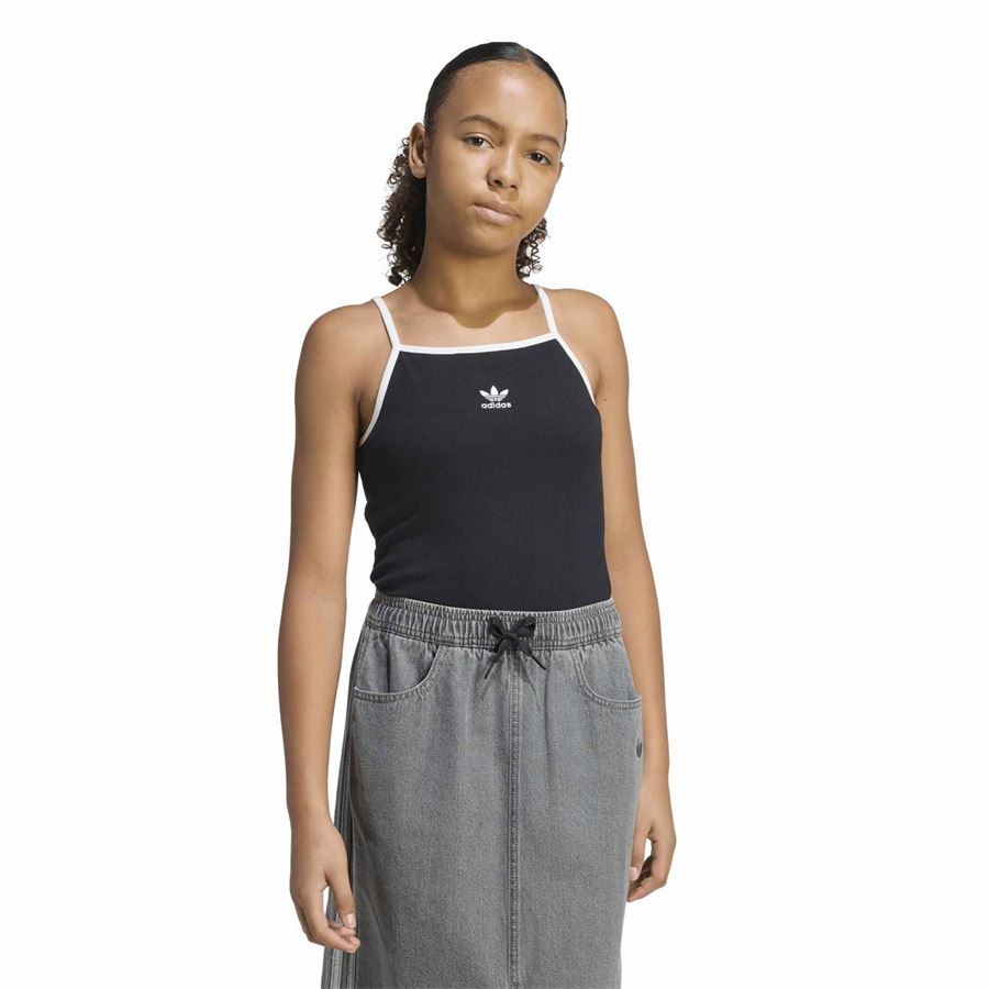 Tank Top canotta slim mini rib da bambina Adidas | KE2492X